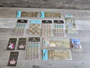 Sticker Lot - Fantasy Fairy Tale Mermaid + Scrapbooking 3D Stickers Jolee's #14